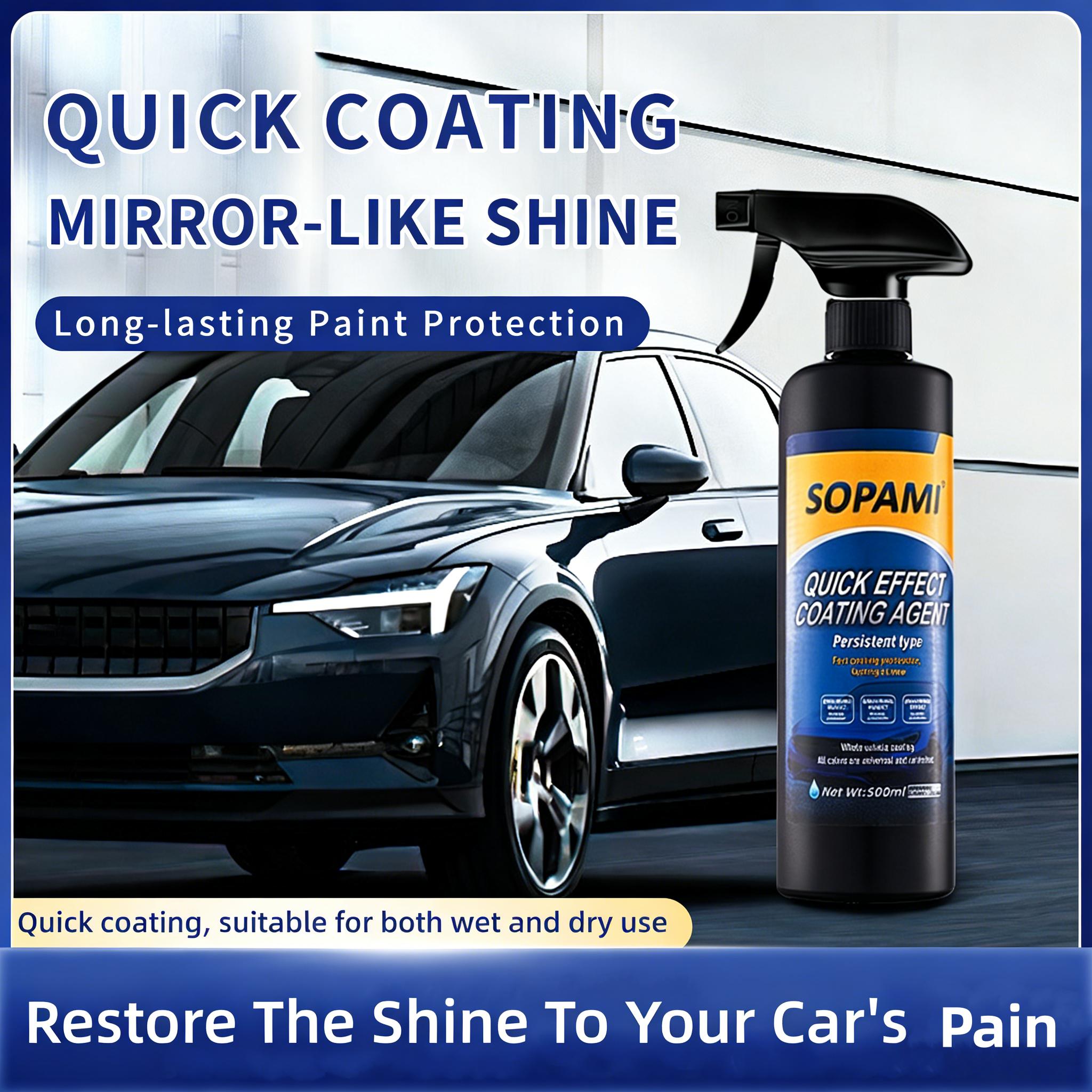 SOPAMI Car Coating Spray-Advanced Automobile Coating With Dust -Proof and Glazing Effects -Long Lasting Car Paint Waxing