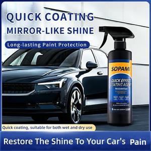 SOPAMI Car Coating Spray-Advanced Automobile Coating With Dust -Proof and Glazing Effects -Long Lasting Car Paint Waxing Solution Enhances gloss