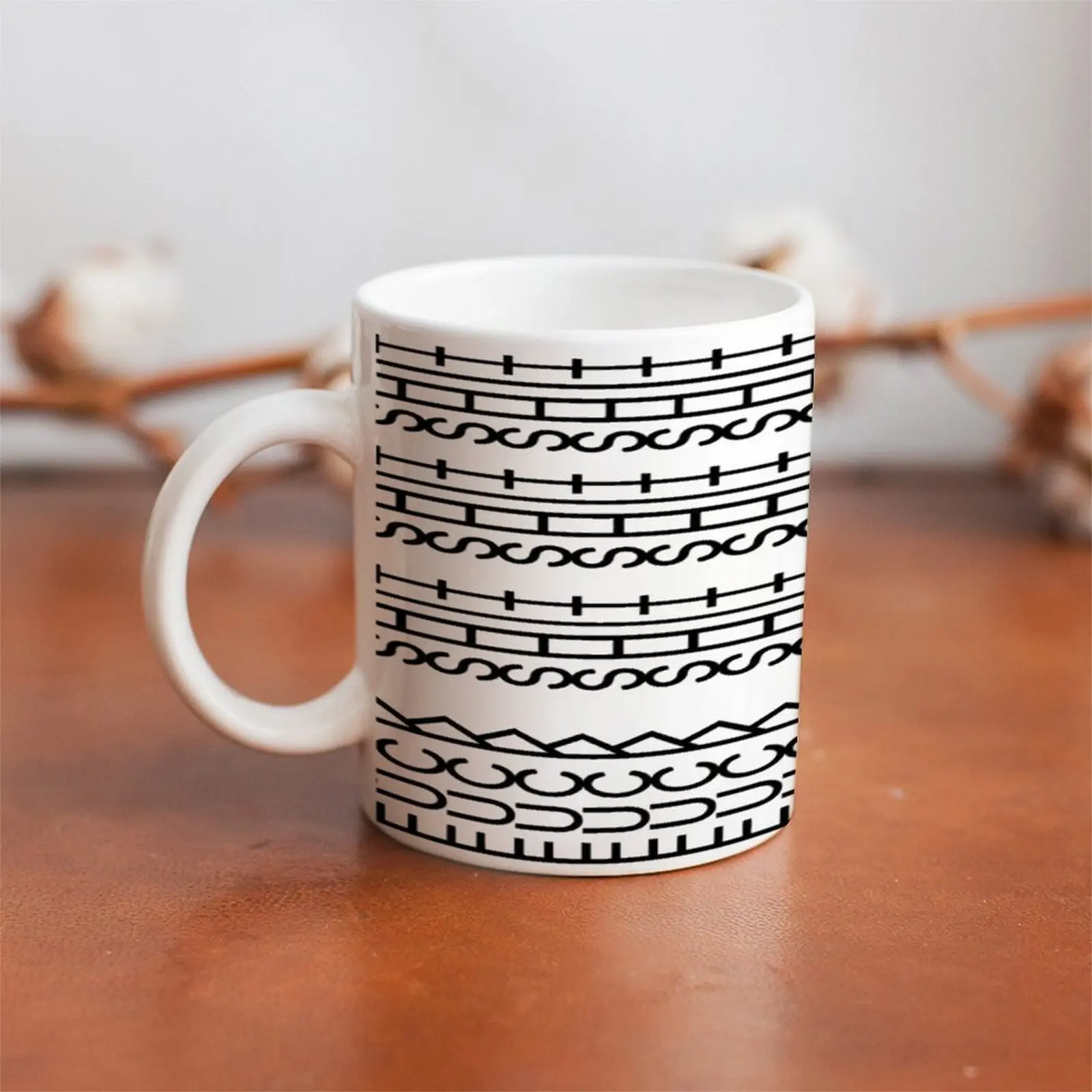 11oz Ceramic Hidden Message Coffee Mug - "Fck This Sht" Humorous Sarcastic Coffee Theme Mug, Office Gift & Light-Hearted White Elephant Gag Gift for Friends