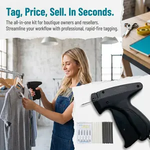 Portable Stitch Gun for Clothes Repair | Fix Ripped Fabric in 10 Seconds, No Sewing Skills Needed | 2000 Micro Stitches Kit, Quick DIY, Travel & Emergency Clothing Fix Tool