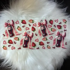 #377 UVDTF Wrap 16oz Cup Wrap Decorative Stickers Waterproof