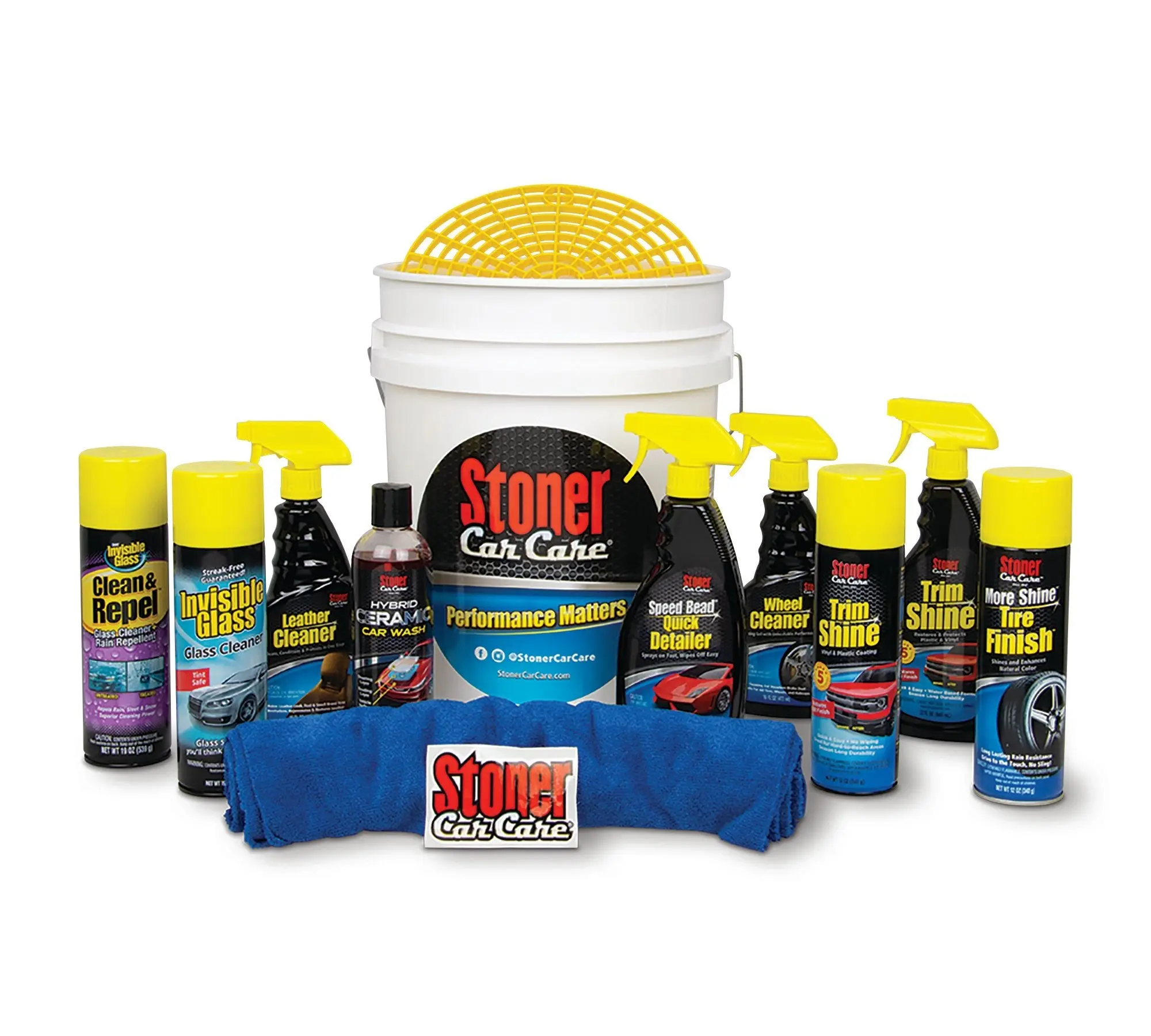 Stoner Car Care Ultimate Detailing Kit - Automotive Cleaning & Maintenance Set with Car Detailing Tools