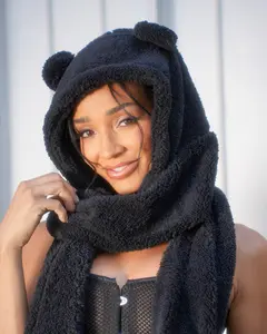 Rave Cub Bear Hat with Scarf