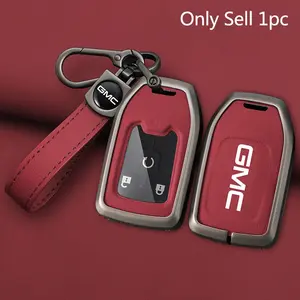 Car Remote Key Case Cover Shell Holder For Chevrolet Tahoe Silverado Suburban Tahoe GMC Sierra Acadia Terrain Yukon Auto Key Protection Accessories Car Interior Accessory Car Key Protector