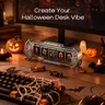 Divoom Times Gate Cyberpunk Rectangular RGB LED Smart Desk Clock - Smart App Control, WiFi Connect, Pixel Art Display, Personalized Dashboard, Room Decor, Halloween & Christmas Decor, Desk Gadgets, Cool Gifts for Adults, Anniversary Gift for Him