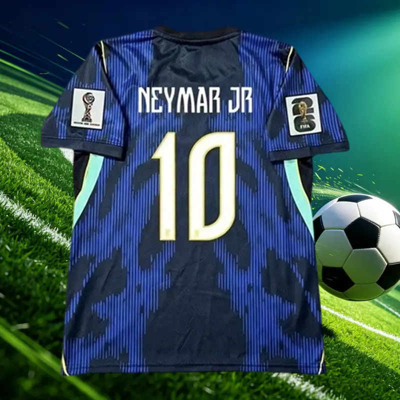 2026 Blue Neymar 10 Fan Edition Short sleeve Soccer jersey
