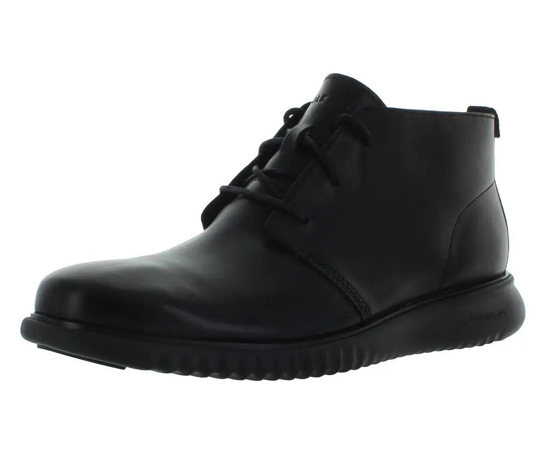 Cole Haan 2 Zerogrand Chukka Men's Lace-Up Performance Sneakers - Chukka Height Walking Shoes for Outdoor Activities, Footwear