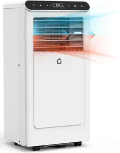10000 BTU 3 in 1 Portable Bedroom Air Conditioner with Heat Mode  Cools up to 450 sq  ft   Dehumidifier  Fan  Remote Control  Smart Sleep Mode  24 Hour Timer Ductless Ac Split