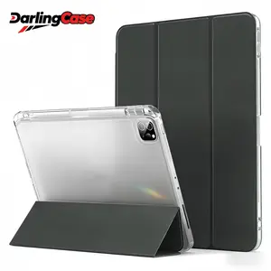 DarlingCase iPad Case for iPad Mini 4 5 6 7 iPad Air 4 5 6 7 Pro 11 inch 12.9 inch 13 inch with Multiple Viewing Angles Shockproof Clear Back Cover Auto Sleep Wake Pencil Holder