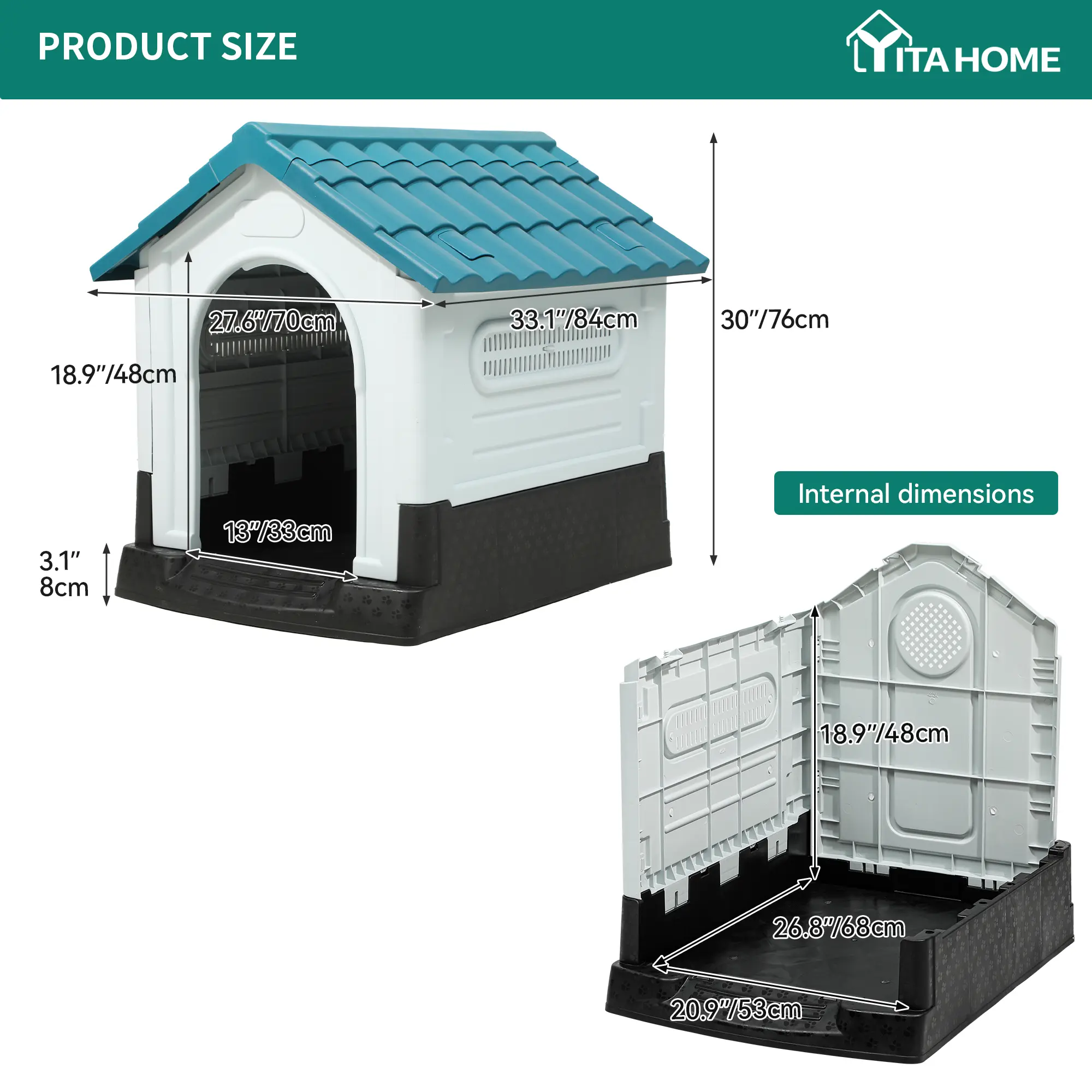 33.1''L*27.6''W*30''H