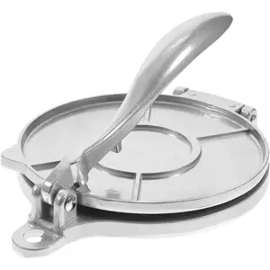 6 Inch Tortilla Press - Non-Stick Tortilla Maker for Flour Tortillas Pizza Dough and Quesadillas Cast Iron Tortilla Press for Easy Homemade Tortillas