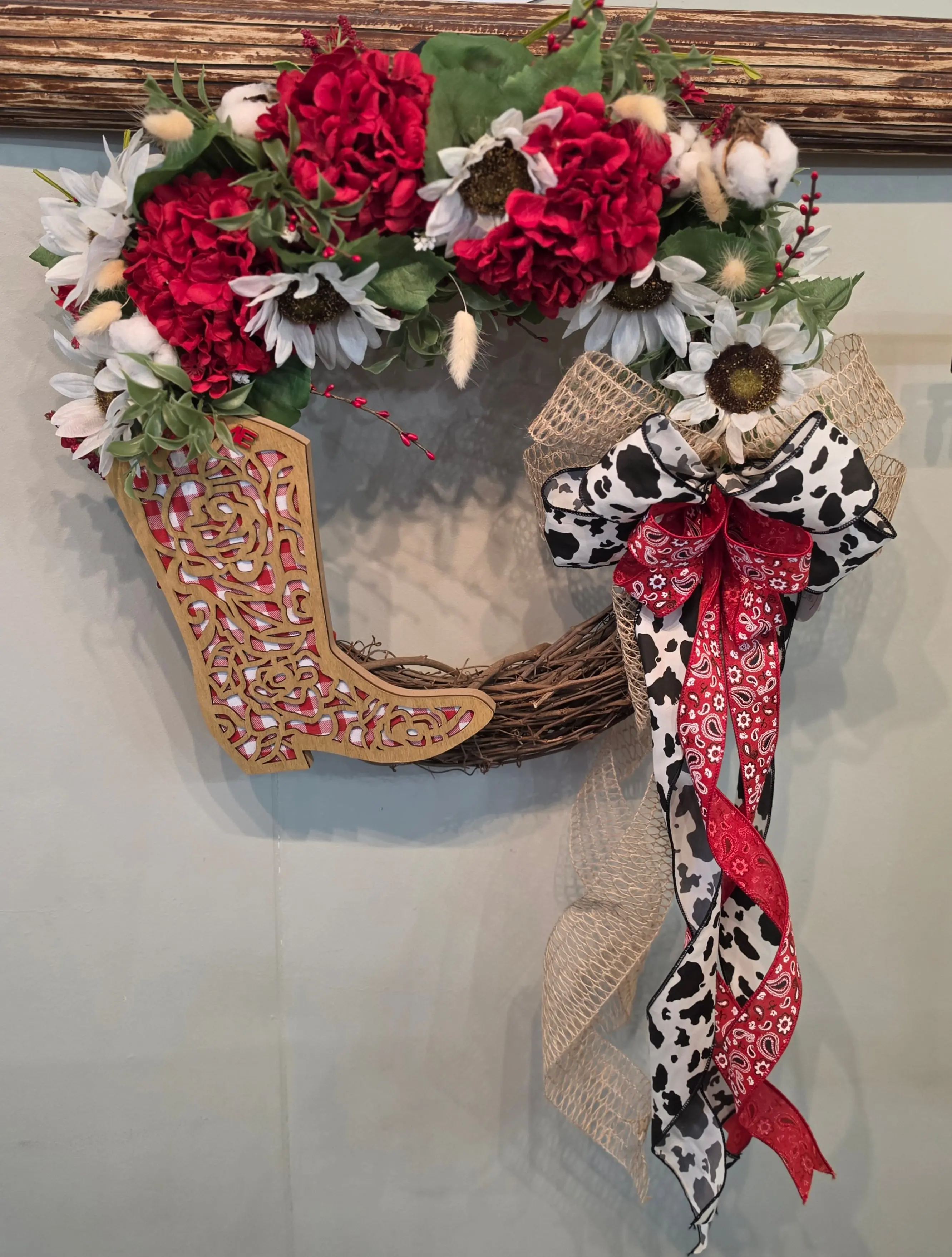 Eagles Country Grapevine Wreath