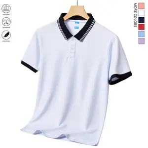 Men’s lightweight, breathable polo shirt with a turn-down collar, casual solid-color short sleeves—perfect for everyday commuting and summer wear.summervibes
