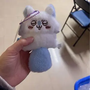 Chiikawa Cartoon Momoka Plush Pendant Doll Cute Scribbled Flying Squirrel Plush Schoolbag Pendant Keychain Ornament Cute
