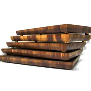 Walnut | end grain cutting board |   Chopping block butchers block Kitchen Knives Oil