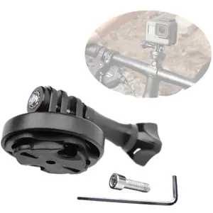 GoPro Camera Adapter, Bar Mount, Tripod Mount, Quick Release, Compatible with Bicycle Handlebars, Sport Action Cameras