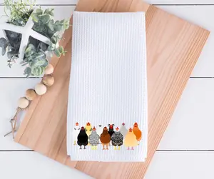 Chicken Kitchen Towel, Cute Farm Animal Home Decor