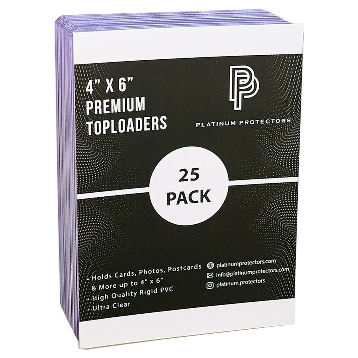 4x6 Toploaders for Photos Postcards Premium Plastic Hard Rigid Holders Sleeves