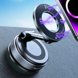 Upgraded 360° Nano Gel Vacuum Magnetic Phone Holder  Car For Magsafe[108+lbs Suction & 3000gf Magnetic] Cup Mount Car/for 16 Pro Max
