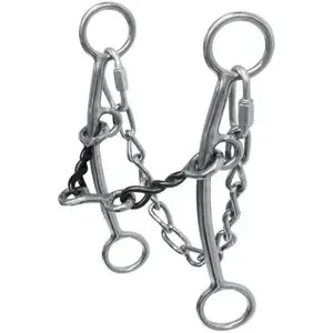 5" Sweet Iron Twisted Mouth with Dog Bone Center Snaffle Bit