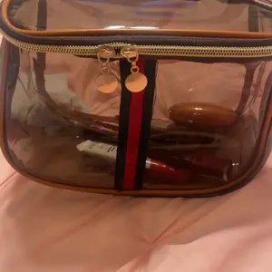 New Retro Vintage Vanity Bag – Large Capacity Waterproof Transparent Makeup Cosmetic Bag with Zipper – Luxury Toiletry Organizer for Women Ladies Travel & Storage