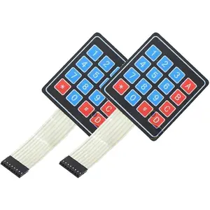 2 count 4 x 4  Array 16 Key Membrane  Keypad Keyboard Compatible with Ar-duino/AVR/PIC