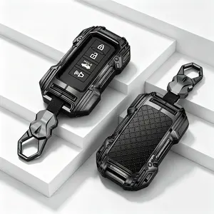 Fit for Toyota Key Fob Cover with keychain, Protection Key Case For Tacoma Sequoia Tundra 4Runner Highlander for RAV4 for Camry for Corolla