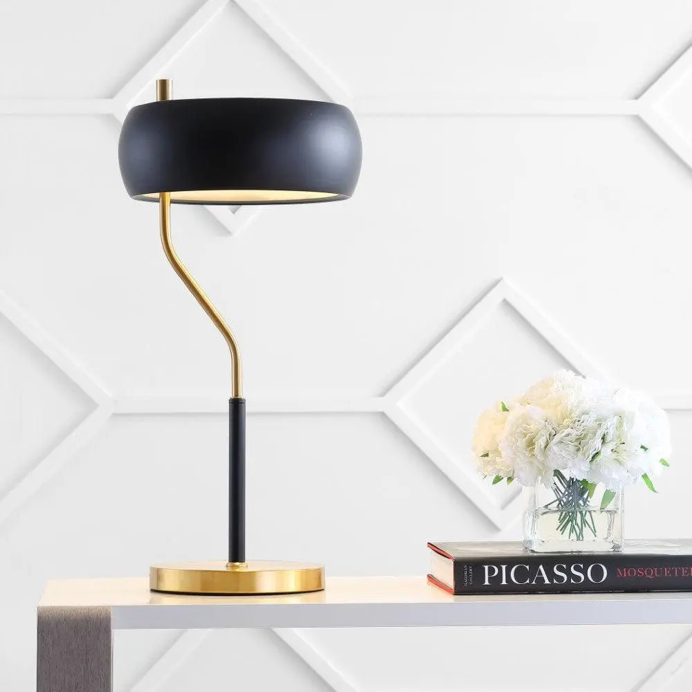 JONATHAN Y Oskar Moody Metal LED Desk Lamp , for bedroom, living room, foyer, hallways, dining room, dorms