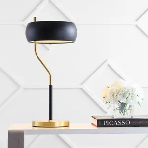 JONATHAN Y Oskar Moody Metal LED Desk Lamp , for bedroom, living room, foyer, hallways, dining room, dorms