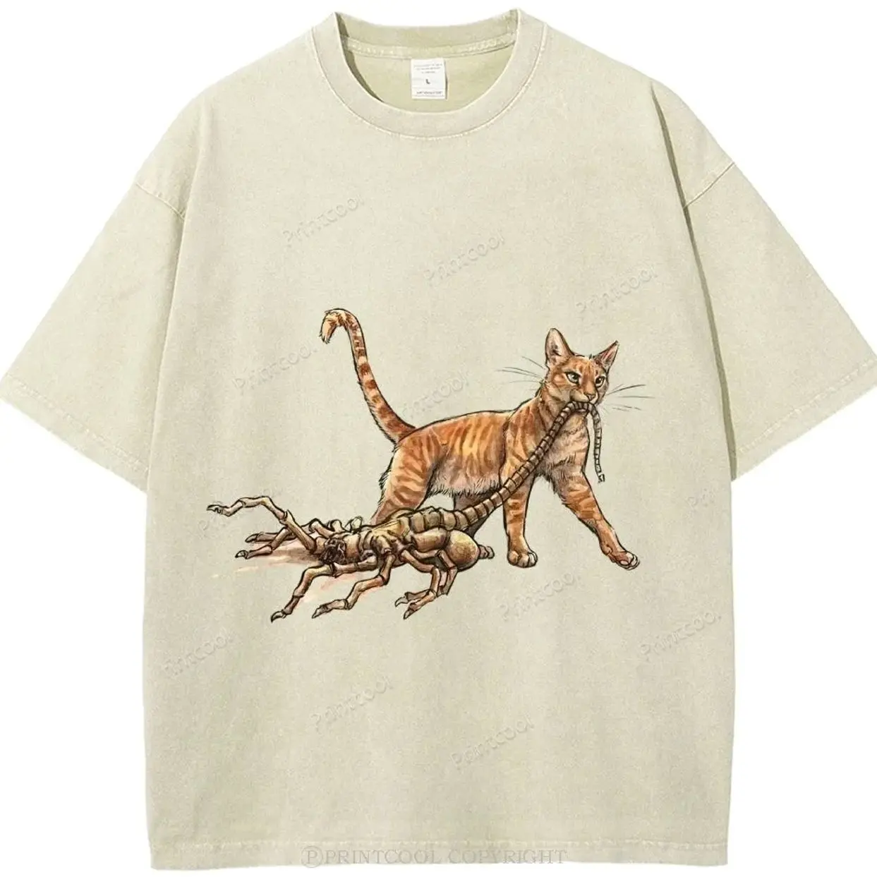 Cat Is Uniforming Facehugger Unisex Vintage Tshirt Tee , Unisex shirt, Shirt for Her, For Women, For Man