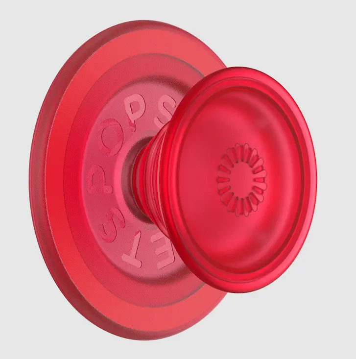 PopSockets MagSafe PopGrip - Blanchette Red, Magnetic Cellphone Mount, Smartphone Stand, Stylish Mobile Phone Accessories, Tech Accessories, Stylish Accessories
