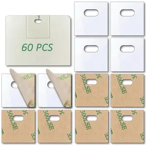 60 PCS Vertical Blind Repair Tabs Kit Clear Fixer Verticle Blinds Snap in Replacement Slats Parts Panels