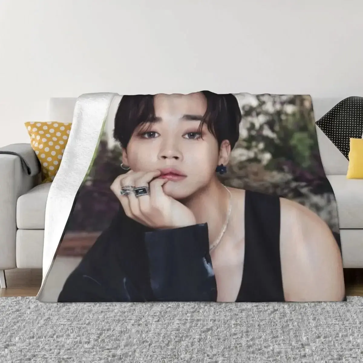 TS BE JIMIN 2 Throw Blanket Baby Blanket Single Blanket King Flannel Blanket Fluffy Soft Blankets