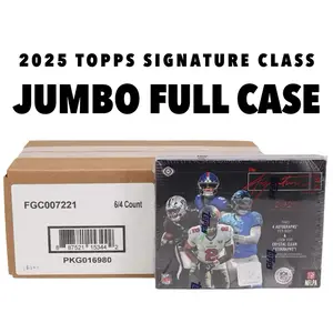 2025 Topps Signature Class Jumbo Football Hobby 6 Box Sealed Case