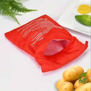 Microwave Potato Bag, 1 Count Microwave Oven Potato Cooker Bag, Baked Patata Microwave Cooking Potato Quick Fast Baking Tool