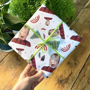 Festive Home Alone Christmas Wrapping Paper – Iconic Movie-Inspired Gift Wrap for Holiday Cheer, Perfect for Fans and Christmas Lovers Alike! , Best of gift, Meaningful gift,Wrapping Paper 2025.(Get 1 paper cutter when buying any 5 rolls)