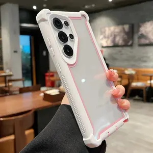 Armor Shockproof Case For Samsung S26 S25 S24 S23 FE S22 S21 Ultra Plus FE A56 A55 A54 A36 A35 A16 A06 A17 07 Note20 Clear Cover