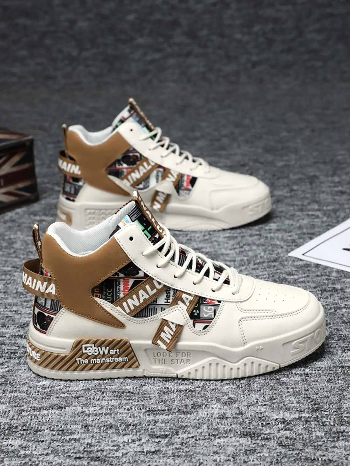 Fashion Mid-Top Sneakers for Women, Stylish Casual Shoes, Comfortable Walking Footwear, Trendy Design for Everyday Wear