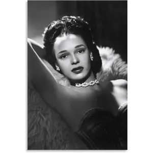 Dorothy Dandridge, 1950 Black And White Art Home decoration  painting poster