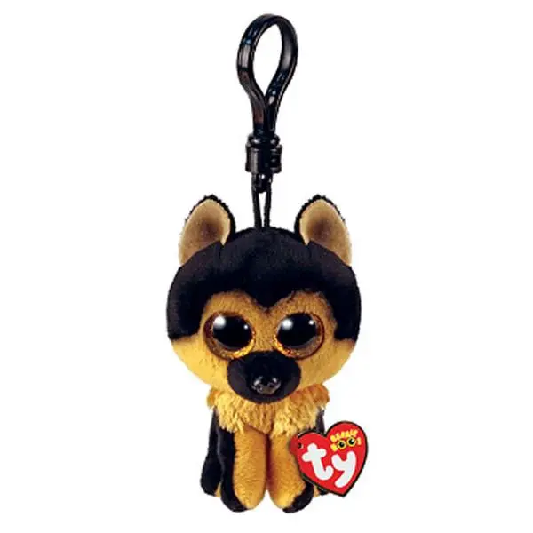 TY Beanie Boos - SPIRIT the German Shepherd (Glitter Eyes)(Key Clip - 3 inch)