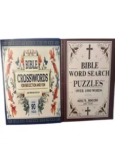 Holy Word Puzzles: Crossword & Word Search for Bible Lovers - 90 Bible Themed Crosswords & Over 1000 Faith Based Word Searches Large Print Format Complete Answer Keys