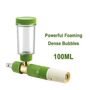 100ML Handheld Snow Foam Gun, 1/4 Inch Quick Connect, and Options, High Pressure Soap Bottle, Car Wash and Detailing Tool, Snow Foam Sprayer