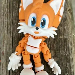 3d Printed Flexi Orange Fox (3D Printed, Articulating, Decor)