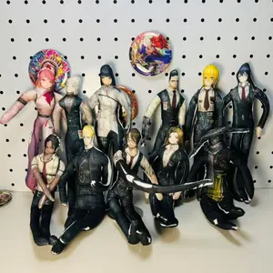 Action Surrounding Twist Hung Plush Dolls Anime Limbus Company Honglu Don Quixote Heathcliff Faust Cute Abstract Doll With Bone