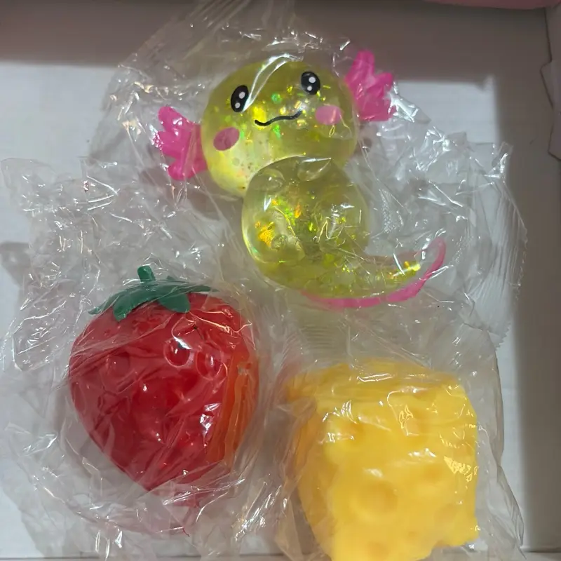 3-Piece Squishy Combo Sensory Bundle, Anxiety Relief Product, Decompression Squeeze, Stress Relief Gadget, Sensory Calming Tool (Toys & Hobbies Classic & Novelty Toy)