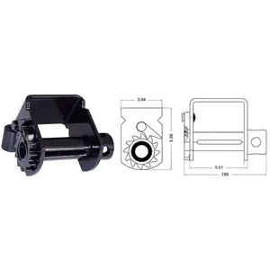 Doleco  Web Winch-Bottom Mount Standard Slider