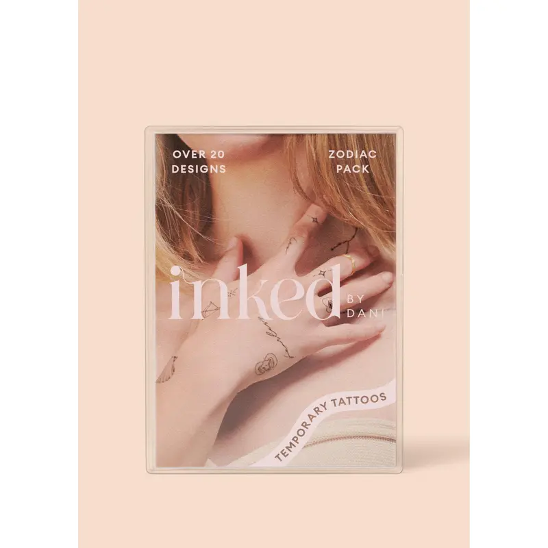 Zodiac: Aries + Leo + Sagittarius Temporary Tattoos