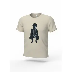 Women's Soft Cotton Round Neck Short-Sleeve Printed Lightweight Streetwear T-Shirt - Nina Simone Soul Rebel Casual Top