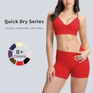 Tenwolf Seamless Bodycon Yoga Set – Waist-Cinching Slimming Quick-Dry Fitness Wear for Outdoor Running