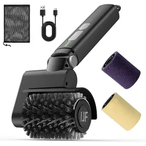 Electric BBQ Grill Brush Cordless, Powerful Rotating Grill Brush for Deep Cleaning, 120–150 Min Battery Life, No Loose Bristles, 3 Cleaning Attachments for Gas, Charcoal & Pellet Grills tiktokshopspringglowup